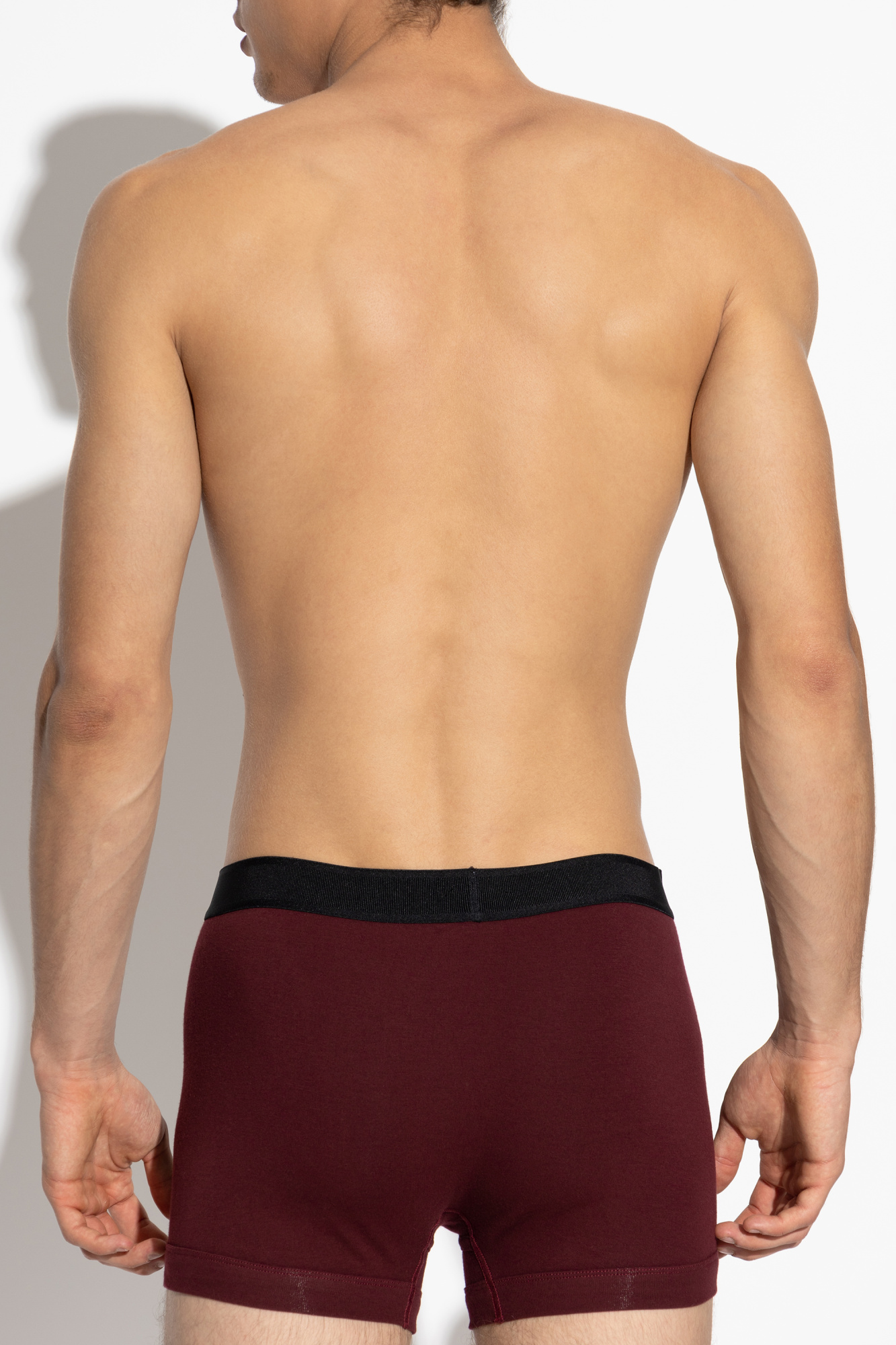 Burgundy Boxers with logo Tom Ford - Vitkac Australia